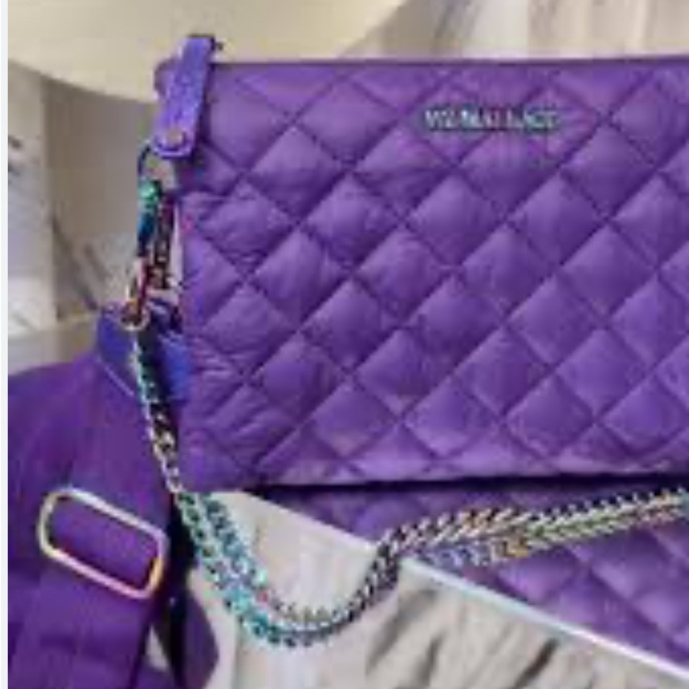 MZ Wallace Pippa Crossbody in Amethyst